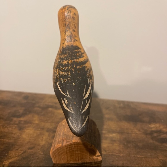 Jim Slack Shorebird  Black Bellied Plover Signed by Artist Carved Wood Decoy - Picture 3 of 5